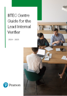 BTEC Centre Guide for the Lead Internal Verifier